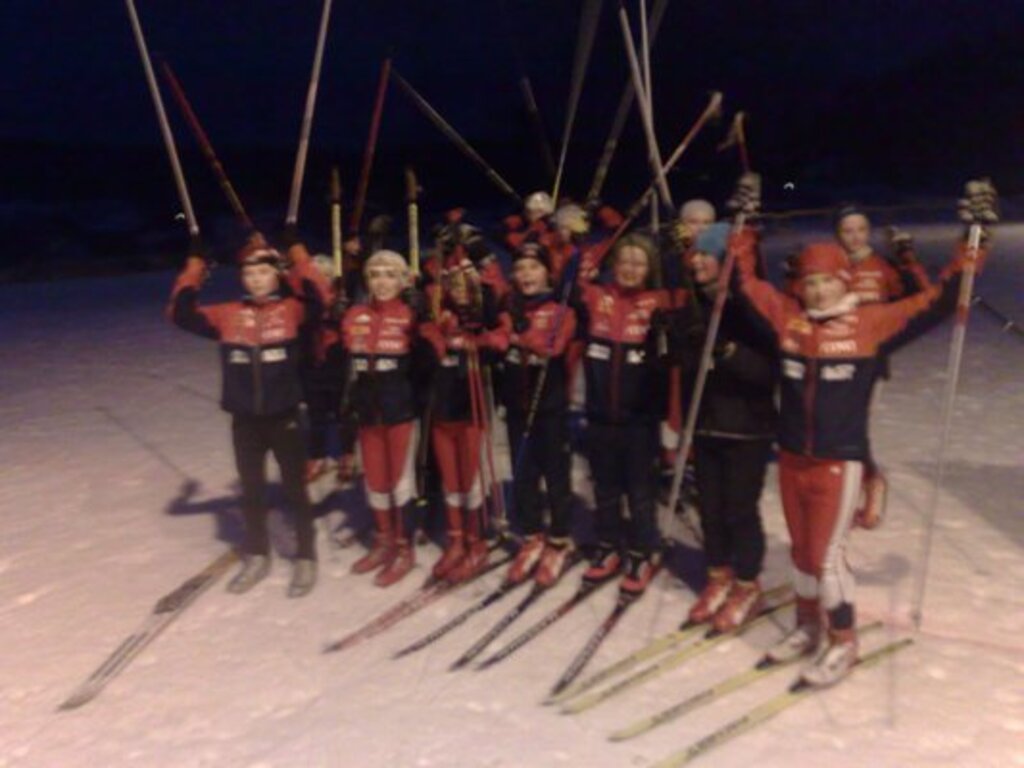 Mange p&aring; torsdagstrening!