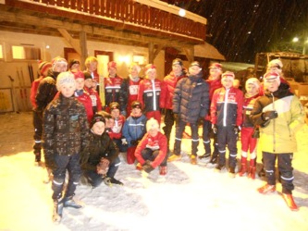 Styrkedemonstrasjon av v&aring;re l&oslash;pere i Tour De Ski