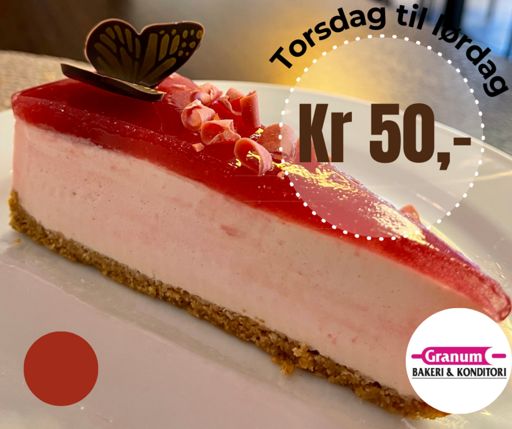 Tilbud på ostekake