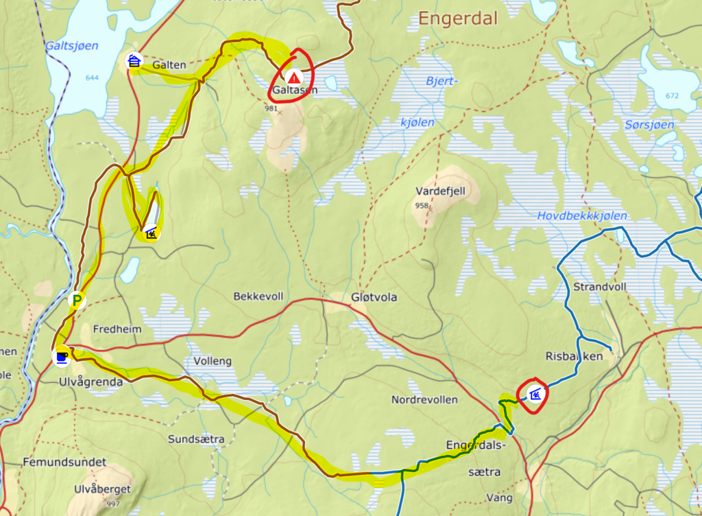 Åpning fra skaftet til Sølenstua