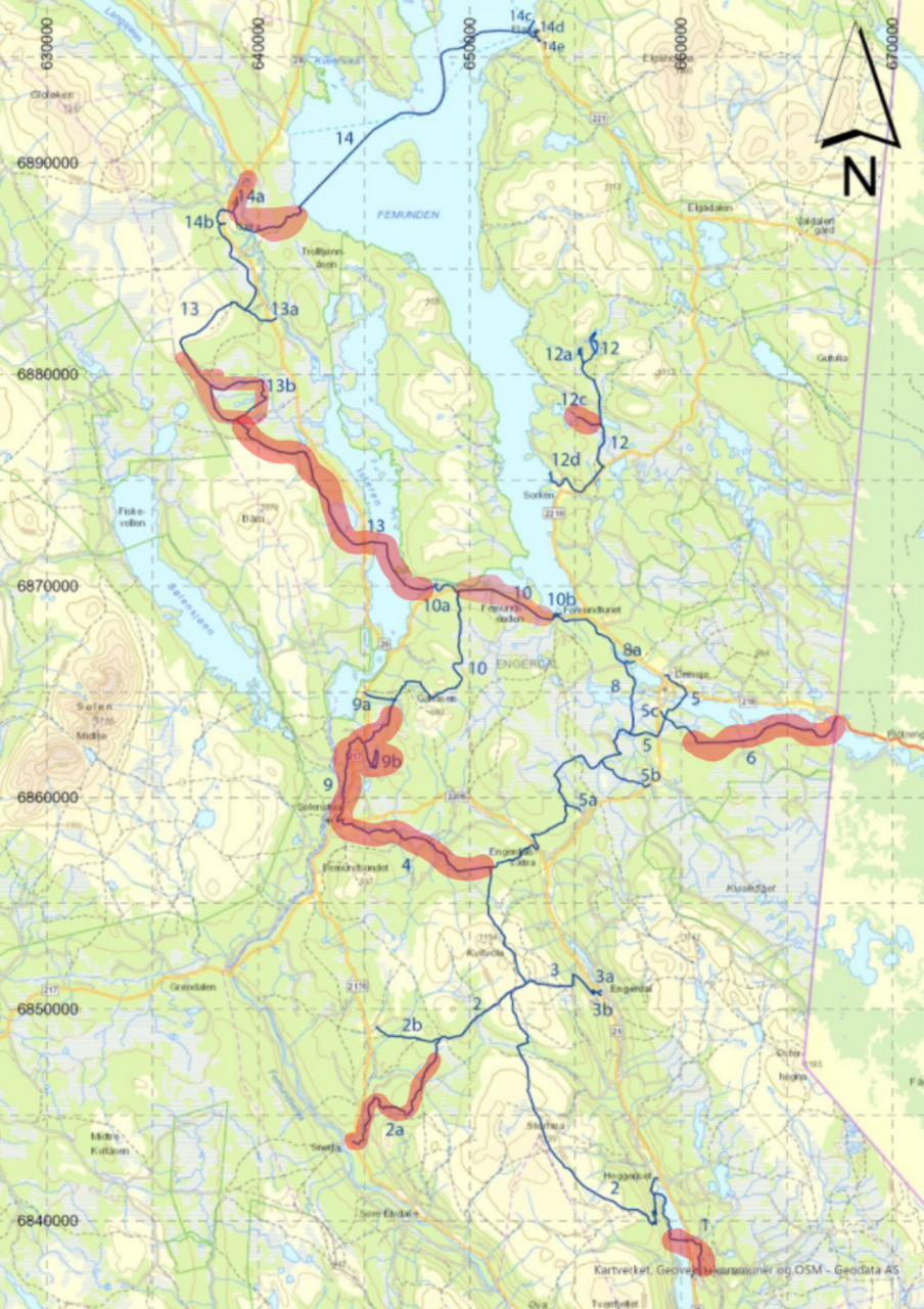 Påskeferie og status løyper