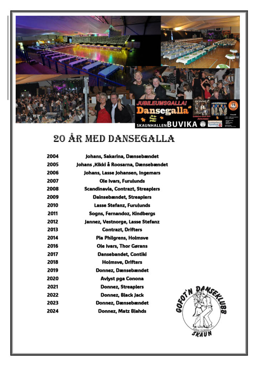 20 år med dansegalla