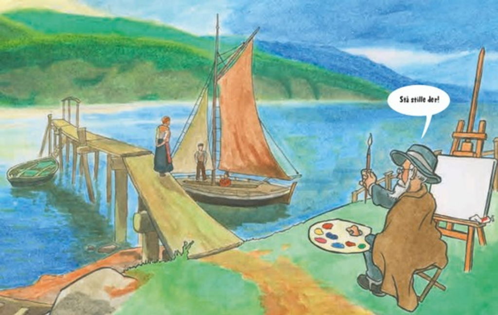 Gude-stien p&aring; Feste l&oslash;rdag 9.5