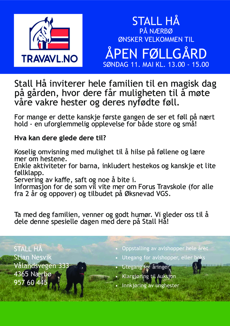 &Aring;pen F&oslash;llg&aring;rd S&oslash;ndag11.mai 2025