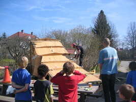 2009 - Vi river den gamle tennisboden på dugnad