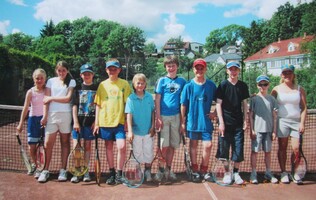 Tenniskurs med Sara 2005