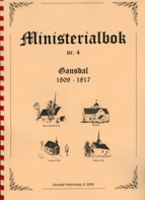 Ministerialbok nr. 4 Gausdal