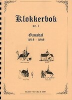 Klokkerbok nr 1 Gausdal