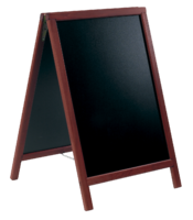 Gatestativ Blackboard Duplo 55x85, Mahogny