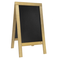 Gatestativ Blackboard, 59 x 94, H:135, Natur