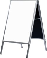 Gatestativ Whiteboard, 60 x 80, Alu