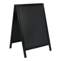 Gatestativ Blackboard Woody, 55 x 85, Sort