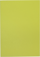 Plastplakat 50x70, Gul fluor