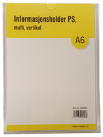 Informasjonsholder Multi PS A6, 1 ark