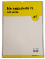 Informasjonsholder Multi PS A5, 1 ark