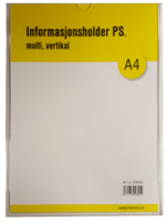 Informasjonsholder Multi PS A4, 1 ark