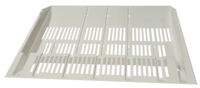 Brosjyrestativ Box Vegg, 1xA4, Liggende, Påbyggingsmodul, Hvit