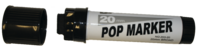 Tusj POP Marker Påfyllbar 20mm, Sort