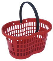 Handlekurv, Flexi Basket 21 liter, Rød