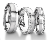 Diamantring i Kvittgull Furrer Jacot