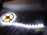 Ledstrip / 5 meter/hvit