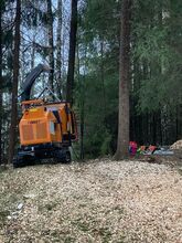 Flishogging av kvist og avfall