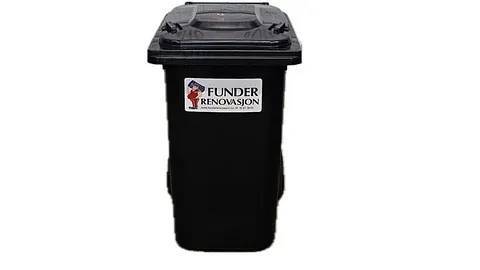 360 LITERS AVFALLSBEHOLDER