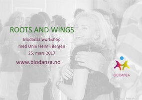 Biodanza DAGS-WORKSHOP med Unni i Bergen 25. mars 2017 