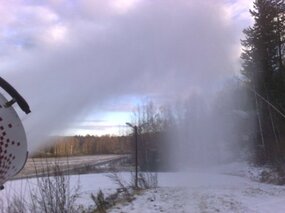 Snøproduksjon i gang