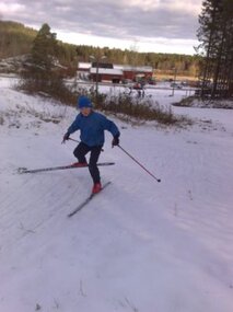 trening på ski i dag!