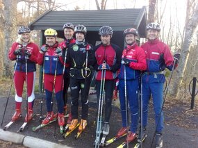 Seniorer på rulleski lørdag