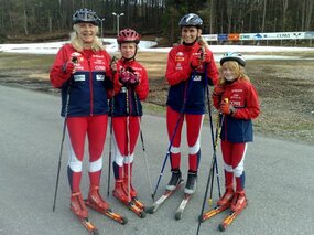 Rulleskistart for jentene!