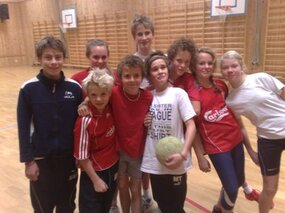 Mange på styrketrening!