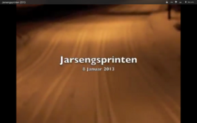 Videosnutt fra Jarsengsprinten
