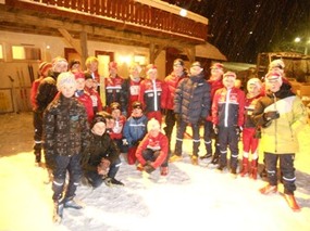 Styrkedemonstrasjon av våre løpere i Tour De Ski