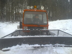Nykjørte løyper Kleiver stadion
