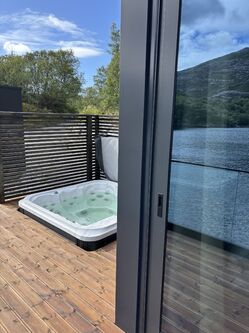 Jacuzzi ved de nye husene