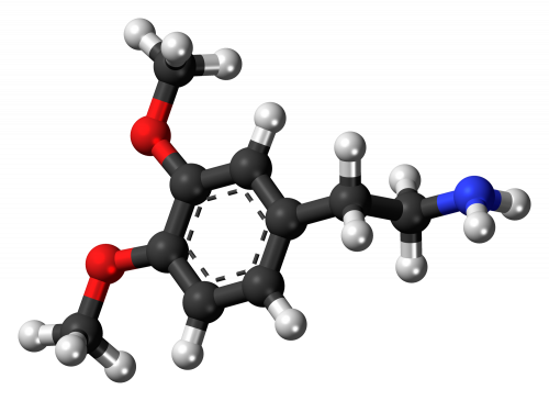 Dopamin molekyl