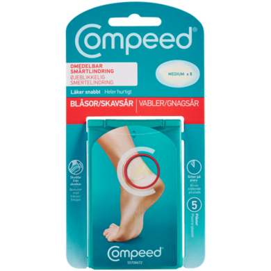 Compeed gnagsår plaster medium, 12 x 5pk