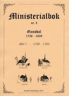 Ministerialbok nr 3 - Gausdal