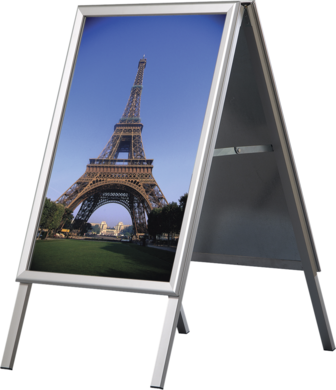 Plakatstativ Snap, 32mm, 70x100, Alu