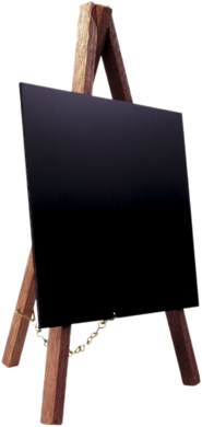 Blackboard tavle Mini 15x13, Bord, Mahogny