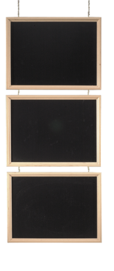 Blackboard tavle Trio, 43x120(43x32), Trehvit