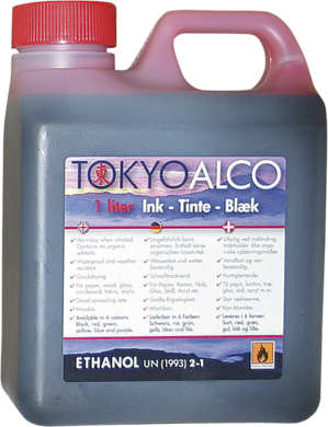 TusjvæskeTokyo Alco, rød, 1ltr.