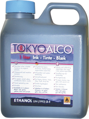 TusjvæskeTokyo Alco, blå, 1ltr.