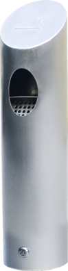 Askebeger Tube, 35 cm, børstet stål