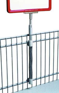 Teleskopstang til ramme, for trådkurv, 33-51cm