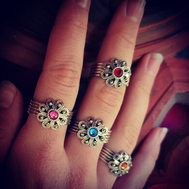 70004 Ring med åttebladsrose