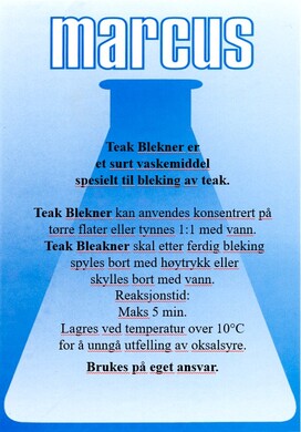 Teak Blekner