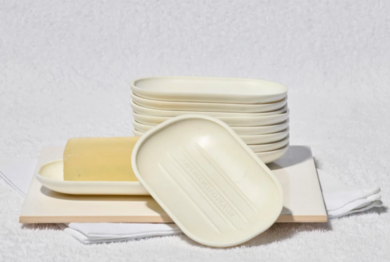 Såpekopp av resirkulert norsk plast